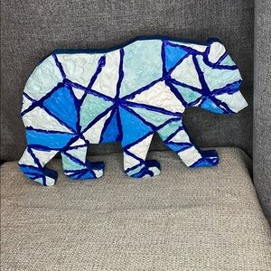 Wooden Bear Wall Hanging